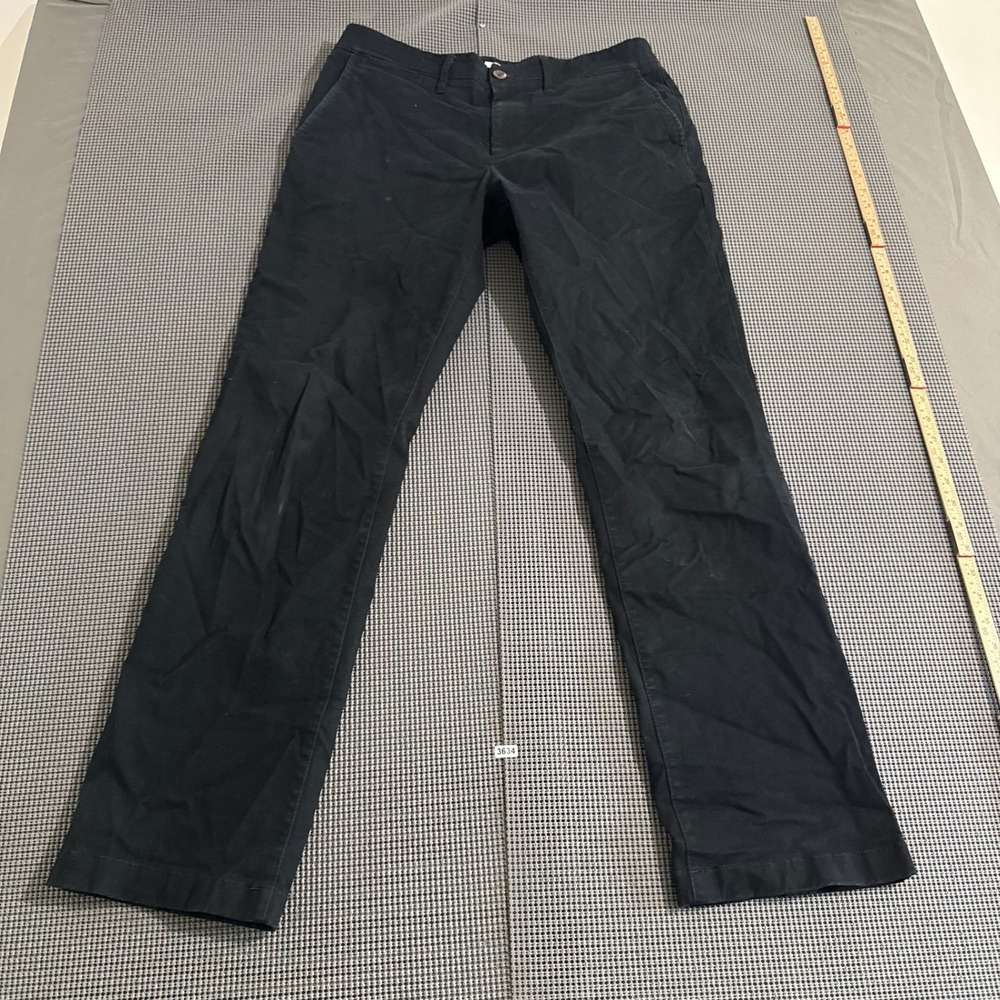 Goodfellow & Co Mens Every Wear Chino Straight Fit Black Pants 32x32